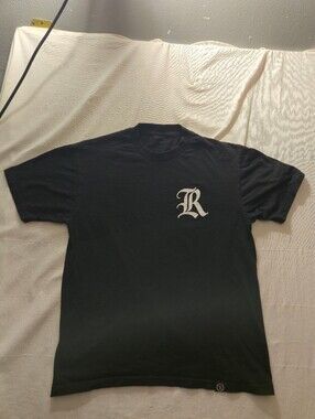 Represent Black Graphic Logo T-Shirt Large
